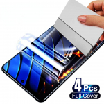 4 vnt ekrano apsauginė plėvelė hidrogelinė plėvelė skirta Xiaomi Poco M3 M4 F5 Pro Visas dangtelis skirtas Poco M5 M5s Apsauginė plėvelė ne stiklinė iphone 11 gryna