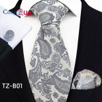 Jaukus trijų dalių rinkinys Paisley Fashion verslo vyri&scaron;kas kaklarai&scaron;tis su kaklarai&scaron;čiu sąsagų nosine