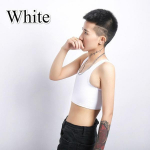 Lesbiečių sportinė apranga krūtinės ri&scaron;iklis Trans Crop Top plok&scaron;čias krūtų ri&scaron;iklis Les Corset Stretch kūno formavimo sagtis Tomboy liemenėlė XXXXXL