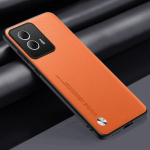 Dėklas, skirtas Motorola Edge 50 Fusion Case Prabangus silikoninis odinis galinis dangtelis Moto Edge 50 Pro 50 Ultra Protect Shell smūgiams atsparus buferis Moto Edge 50 Fusion oranžinė