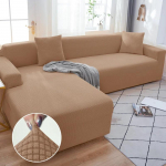 Vienspalviai elastingi sofos užvalkalai svetainei, tamprus užvalkalas fotelis sofos užvalkalas kampas L formos sekcinis sofos apsaugas 1seater 90-140cm 1PC