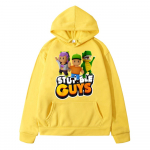 Stumble Guys Spausdinti gobtuvai Rudens žiemos vilnos megztiniai anime gobtuvai Megztinis Cartoon Striukė y2k sudadera vaiki&scaron;ki drabužiai merginoms 130