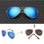 Vairavimo 1vnt Aviator Veidrodis Vyrams Didelio rėmo Unisex smailūs ne&scaron;iojami akiniai nuo saulės