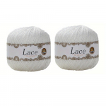 2vnt Siūlas Nr. 8 Perlų nėrinių siūlai, rankų darbo, pinti grynai nerti &scaron;ilkiniai medvilniniai lininiai ry&scaron;kūs &scaron;ilko siūlai Skara vasarinė kūdikių vilnos siūlai 2pcs balta