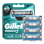 Gillette Mach3 Original skustuvo a&scaron;menys, 4 vnt., 1 vnt., Korėjieti&scaron;kas skustuvo a&scaron;muo