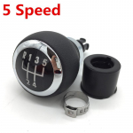 5/6 greičio odinis mechaninis pavarų perjungimo rankenėlės svirties perjungimo ra&scaron;iklis, skirtas Volkswagen VW Passat B6 2005-2011 automobilių stiliaus priedai 5 speed