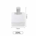 1/3 vnt. losjono kosmetika, daugkartinis ne&scaron;iojamasis 30/50/100 ml kelioninis butelis, tu&scaron;čias pakavimo mai&scaron;elis, laikymo butelio talpykla 100ml/1Pc