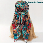 &Scaron;ilkinė skara, atlasinė kvadratinė skara moterims, gėlėta kaklaskarėle, moteri&scaron;ka nauja galvos juosta, plaukų juosta Spausdinti Foulard Hijab Apvyniojimai Bandana XXS