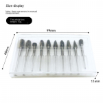 3 * 6 mm metalo pie&scaron;imas volframo karbido frezavimo pjaustytuvas Rotary Tool Burr CNC graviravimas Abrazyviniai įrankiai Metalo apdirbimas frezavimas poliravimas Style C