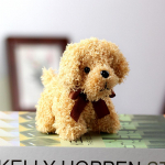 Mielas &scaron;uniukas pliu&scaron;inis žaislas animacinis filmukas Teddy Dog pakabukas Mink&scaron;tas prikim&scaron;tas lėlės žaislas raktų pakabukas Kuprinė Automobilio krep&scaron;ys Raktų pakabukas Dekoras Dovana vaikui &scaron;viesiai geltonos spalvos