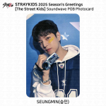 Stray Kids 2025 Sezono sveikinimai The Street Kids Soundwave POB Fotokortelė KPOP Seungmin