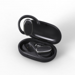 Earless OWS Bluetooth ausinės Sportinės ausinės su ilgaamži&scaron;kumu ir triuk&scaron;mo mažinimu juoda