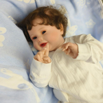 50 cm Reborn Doll Newborn Harper Lifelike mink&scaron;to audinio kūno lėlė, rankų darbo su Genesis dažais matomos venos, kelios Dovana vaikams
