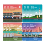 FarmStay Trip to Korea Mask Pack Set (1BOX / 12 Sheets) 23ml / 0.78 fl.oz. per sheet (3 Options) #1box (12 sheets)