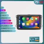 Ossuret 8 2 Din multimedijos grotuvas Volkswagen Golf 5 Transporter VW Passat B6 Polo Jetta Skoda Seat automobiliams, su Android 13, i&scaron;maniuoju Carplay, automobilio radijo imtuvu, GPS P2CP 4Core 2G 32G