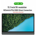 13,3 itin plonas 3K jutiklinis ne&scaron;iojamas monitorius, 1080P HDMI su HDR palaikymu