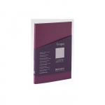 Carnet &agrave; dessin EcoQuaPlus Points A5 90gsm 90 feuilles Dos coll&eacute; Violet violetinė