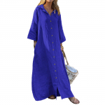 Women's casual fashionable sexy long-sleeved dress L