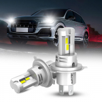 AUXITO H4 LED priekinis žibintas, Atitinka transporto priemonės apžiūrą, HI/LO perjungimas, H4 LED, 4x ry&scaron;kumas,