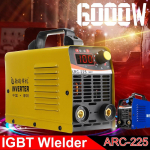 6000W TIG/MMA elektrinis suvirinimo aparatas ARC-225 IGBT keitiklis elektrodinis suvirintojas 22,5x10x15cm
