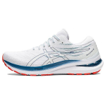 ASICS Gel Kayano 29 Balti Tamsiai Mėlyni Vyri&scaron;ki Sportbačiai 1011B440-101 39 white