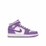 Air Jordan 1 Mid GS purpuriniai Venom sportbačiai vaikams balti DQ8423-511 38.5