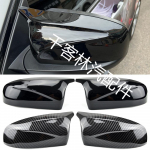 BMW X5/X6 E70/E71 (2007&ndash;2013 m) Blizgios juodos/anglies pluo&scaron;to veidrodėlių korpusai Gloss Black