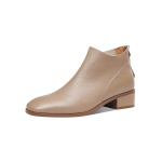 Madingi Nauji Rudens Tikros Odos Moteri&scaron;ki Batai Atsitiktiniai Trumpi Batai Moterims Madingi Batai Storesniais Kulnais Moteri&scaron;ki Batai Minimalistiniai Kulniukai 34