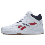 Reebok Royal Bb4500 Hi2 Patogūs Universalūs Paprasto Stiliaus Auk&scaron;takulniai Retro Krep&scaron;inio Batai Vyri&scaron;kas Sportbačiai Balti Raudoni GY6304 42.5