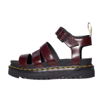 Dr. Martens Vintažiniai Romėni&scaron;ko Stiliaus Platforminiai Atviru Ra&scaron;tu Romėni&scaron;ki Basutės Moteri&scaron;kos Vy&scaron;nių Raudonumo 23807600 38