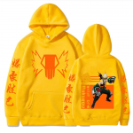 Japonija Anime My Hero Academia Bakugou Katsuki Megztiniai Moteri&scaron;ki Vyri&scaron;ki Apyrankės Rankovės Kawaii Manga Oranžinė Grafika Megztiniai Drabužiai 3XL