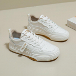 Moteri&scaron;ki batai Pavasario Nauji Studentų Korėjieti&scaron;ko stiliaus Ins Madingi Prie visko derantys Platforminiai Balti batai Pavasario ir Rudens Kasdieniai batai Yb2602 40