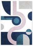 Plakat geometria abstrakcja 30x40 cm