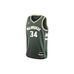 Nike X NBA Jaunimo Giannis Antetokounmpo Greitai džiūstanti kvėpuojanti krep&scaron;inio apranga Vaikų aprangos Žalia 3Z2B7BX2P00-BCKGA L