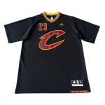 Adidas NBA LeBron James Cavaliers 23 mar&scaron;kinėliai V formos i&scaron;kirpte Sportiniai trumparankoviai krep&scaron;inio mar&scaron;kinėliai Unisex vir&scaron;utiniai drabužiai 7818A-3QV-AEB2581 S