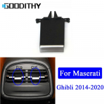 Galinio oro kondicionieriaus AC ventiliacijos grotelių i&scaron;leidimo angos slankiklių skirtukų spaustukų remonto rinkinys Maserati Ghibli 2014 2015 2016 2017 1PC