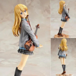 Anime Tavo melas balandį Miyazono Kaori 1/7 mastelio dažyta PVC figūrėlė Kolekcionuojamas modelis Žaislas 20cm
