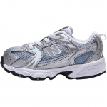 New Balance Nb 530 Patogūs Mink&scaron;ti Žemi Sportbačiai Kūdikių Batai Sidabriniai IZ530DS 25