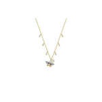 Swarovski Magnetinis Spalvingas Dizainas Daugiasluoksnis Karoliai Moterims Karoliai Auksinis 5416786 Box (Random Color)