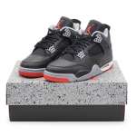 FV5029-006 Nike Air Jordan 4 Retro Bred Reimagined Cement Grey Red (Vyri&scaron;ki) 10.5 black