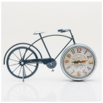 Les Tr&eacute;sors De Lily [A0925] - Pendulette vintage 'Terroir Fran&ccedil;ais' bleu (v&eacute;lo) - 30x17 cm (Fleuriste de Paris)
