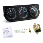 3 viename automobilio matuoklio automatinio matuoklio voltmetro vandens matuoklis ir alyvos preso matuoklis 52 mm trigubo matuoklio rinkinys