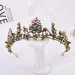 Karali&scaron;kosios karalienės nuotakos karūnos perlai gėlių galvos juosta Tiaras nuotakos galvos apdangalas Gimtadienio vakarėlis Vestuvės Plaukai Papuo&scaron;alai galvos aksesuarai