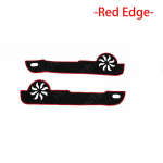 Side edge cover Door Inside Guard Protection Carpet Car Door Anti Kick Pad Sticker for Volkswagen VW Beetle 2009 Black Edge