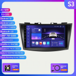 Carplay 4G radijas 2 Din Android 12 automobilių daugialypės terpės grotuvas, skirtas Suzuki Swift 4 2011-2015 GPS navigacija WIFI DSP 9'' 2 din Intelligent Screen AutoRadio S3 8Core 3G 32G