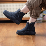 Women Snow Boots Winter Warm Shoes Platform Shoes Womens Boots 40 juoda