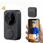 M8 Smart Visual Doorbell Dviejų krypčių domofono infraraudonųjų spindulių naktinio matymo nuotolinio stebėjimo apsaugos sistema juoda