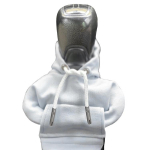 Rankenėlės perjungimo dangtelis Fashion Hoodie Pavarų rankena Pavarų svirtis Dekoratyvinis dangtelis Rankinis Automatinis Automobilis Automobilio interjero priedai balta