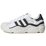 adidas Superstar Millencon Balti Juodi Moteri&scaron;ki Kedai Debesėlio Baltumo Pagrindinės Juodos Spalvos HQ9018 36