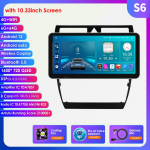 8G+128G DSP IPS Carplay 2 Din Android radijas, skirtas A6 C5 1997&ndash;2004 S6 RS6 AI Voice 4G-LTE automobilinis daugialypės terpės GPS 2 din i&scaron;manusis ekranas RDS Autoradio S6 8Core 6G 64G AI